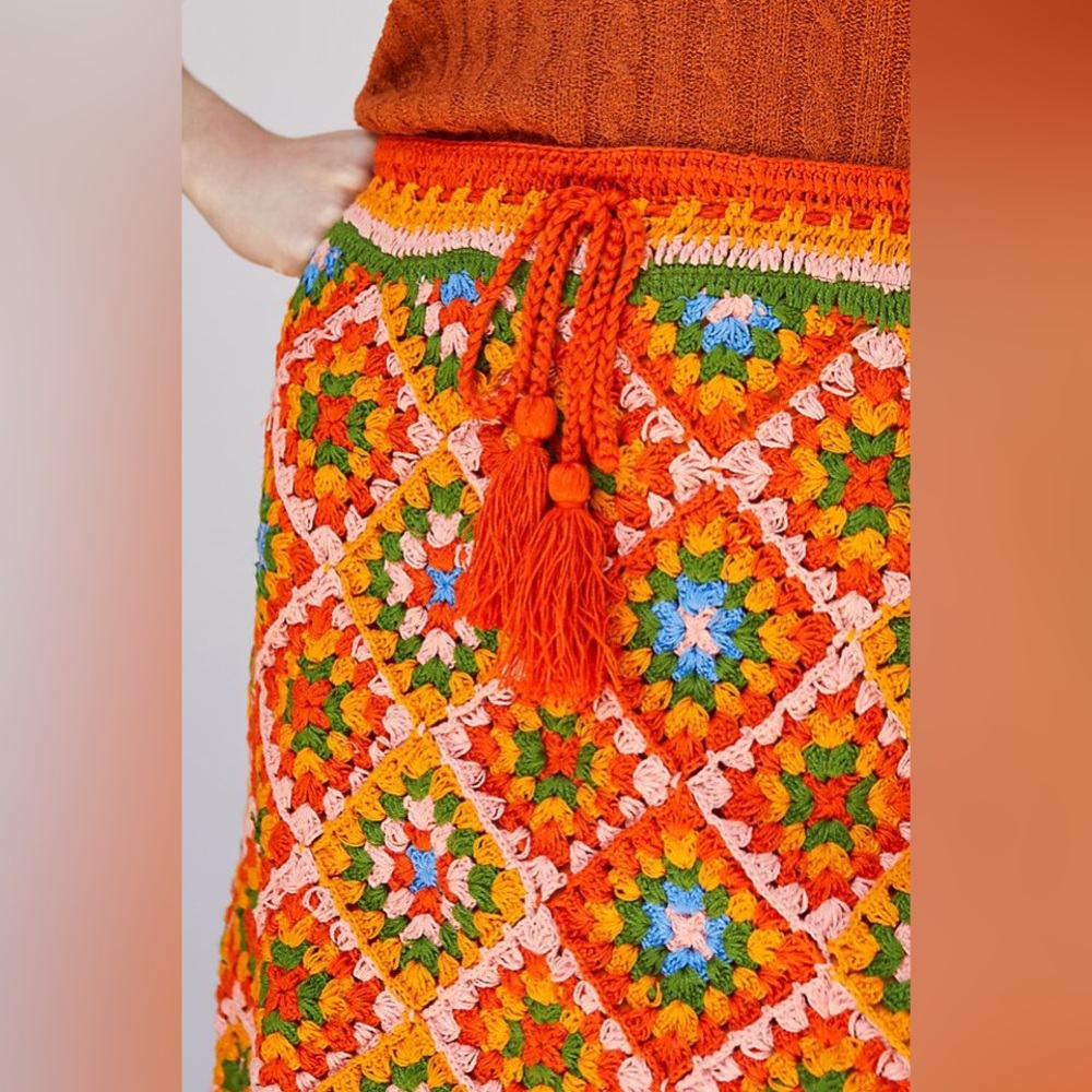 FARM Rio Crochet Mini Skirt - Picture 2 of 9